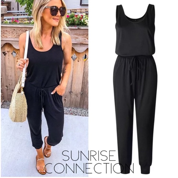 Pants - Black Anytime Jumpsuit